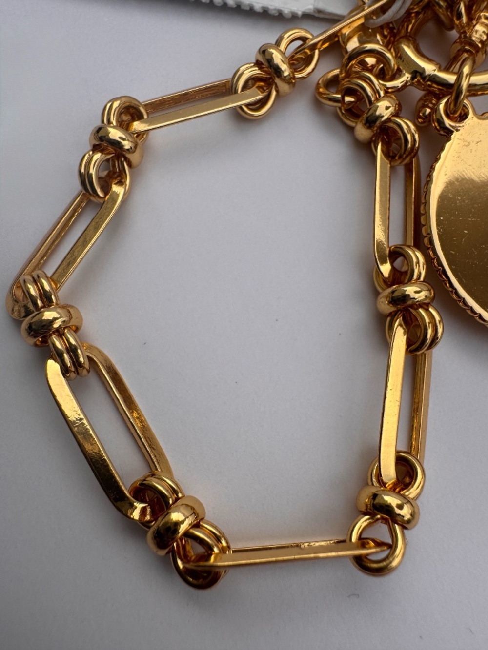 J.Crew Gold Lobster Charm Freshwater Pearl Bracelet NWT - Picture 6 of 7